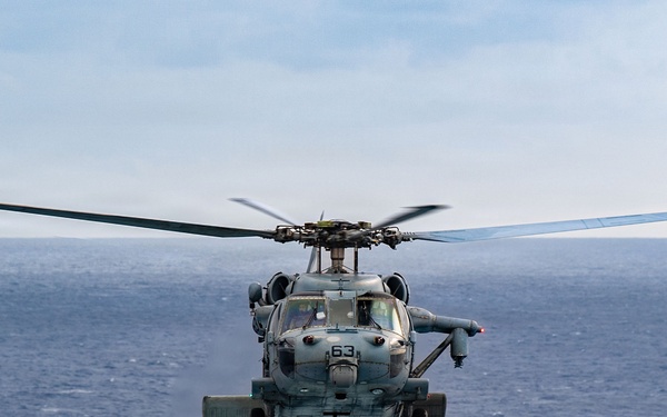 USS Boxer Conducts Replenishment-at-Sea with USNS Alan Shepard