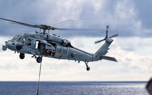 USS Boxer Conducts Replenishment-at-Sea with USNS Alan Shepard