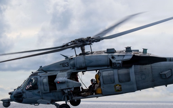 USS Boxer Conducts Replenishment-at-Sea with USNS Alan Shepard