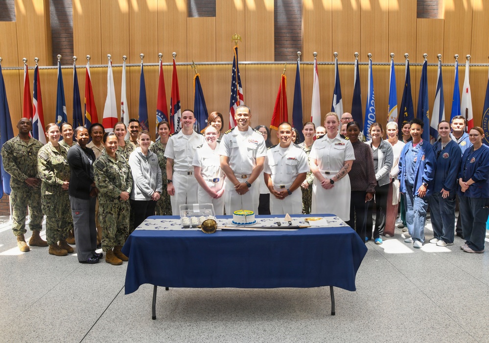 Naval Medical Center Camp Lejeune celebrates Navy Nurse Corps 118th birthday with cake-cutting