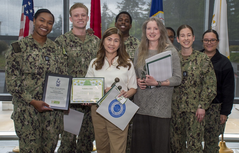 A Team of Healing: NMRTC Bremerton Pediatric Department Earns DAISY Team Award