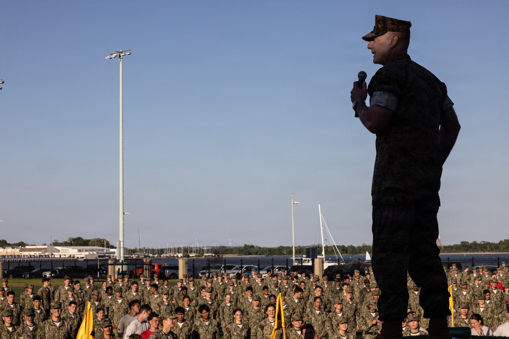 U.S. Naval Academy Sea Trials closing ceremony
