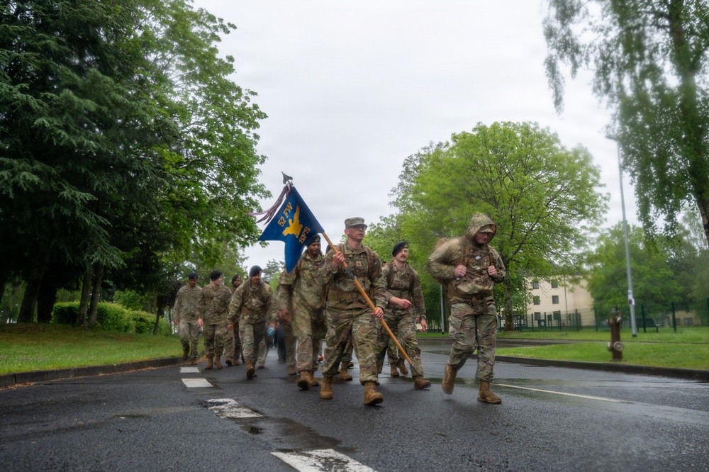 Spangdahlem Air Base hosts Police Week 26 ruck march to honor fallen defenders
