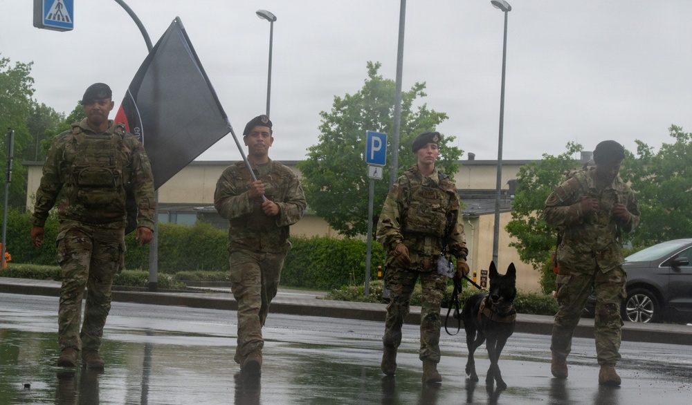 Spangdahlem Air Base hosts Police Week 26 ruck march to honor fallen defenders