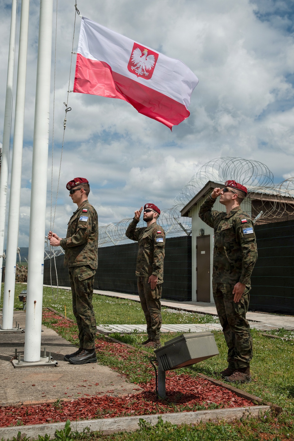 Polish Armed Forces observe National Flag Day in Kosovo