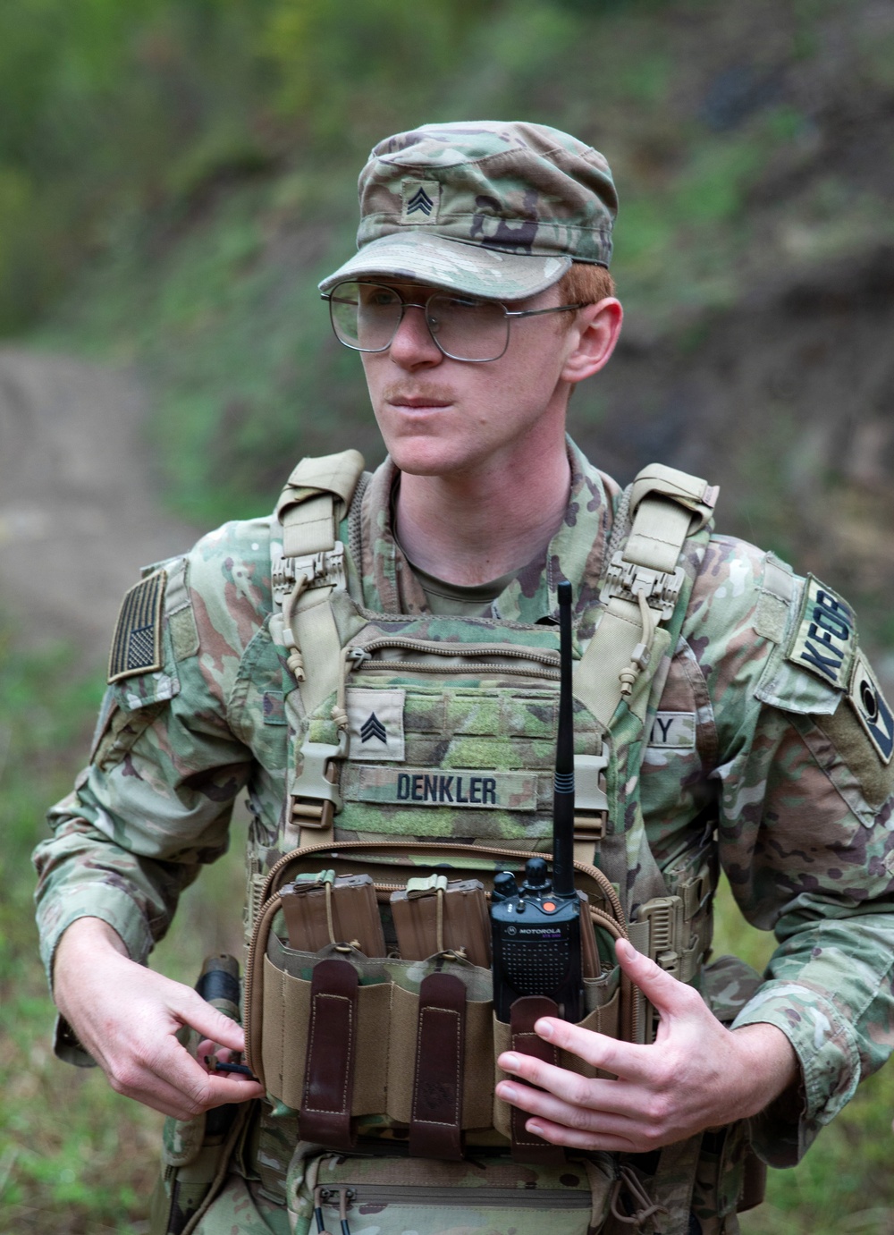 Florida Army National Guardsmen patrol Administrative Boundary Line in Kosovo