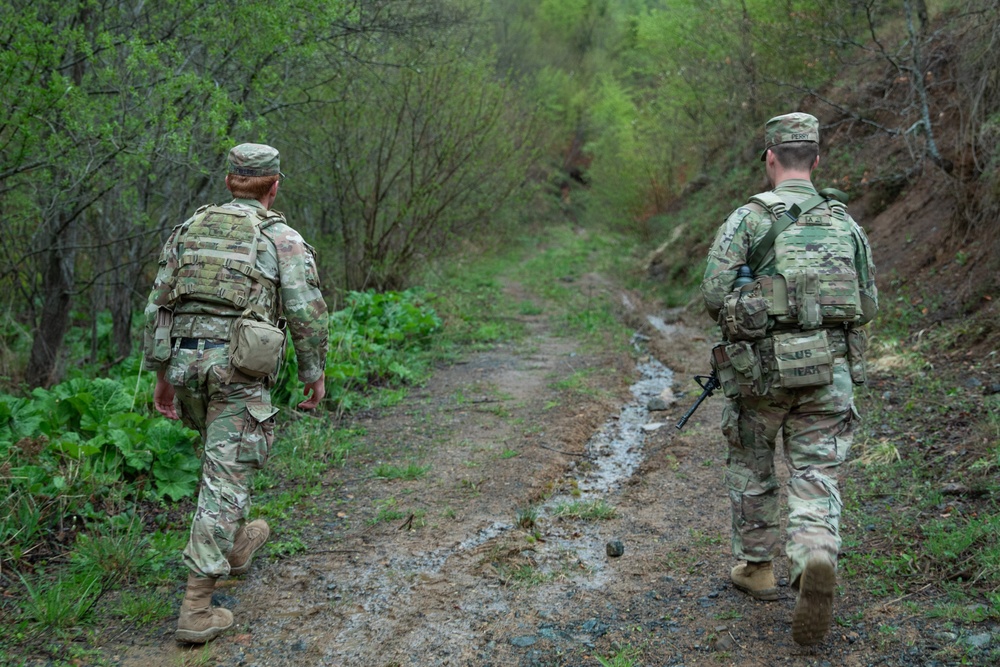 Florida Army National Guardsmen patrol Administrative Boundary Line in Kosovo