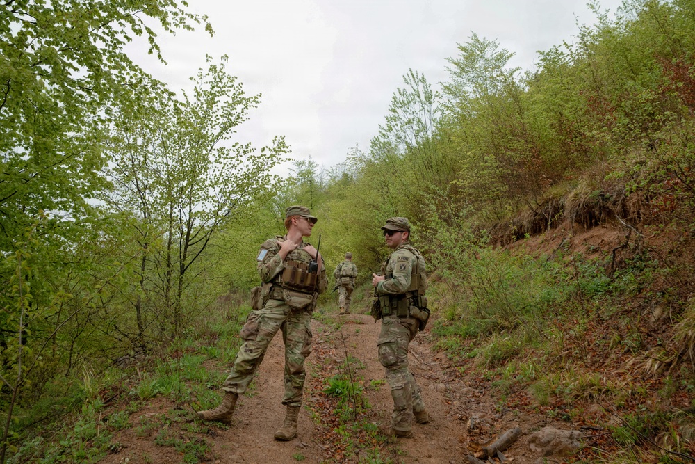 Florida Army National Guardsmen patrol Administrative Boundary Line in Kosovo