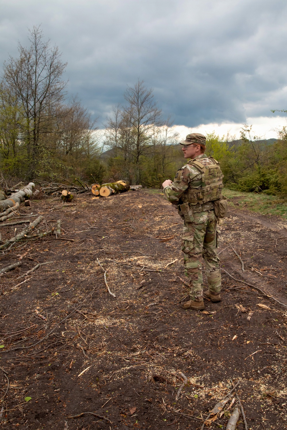 Florida Army National Guardsmen patrol Administrative Boundary Line in Kosovo