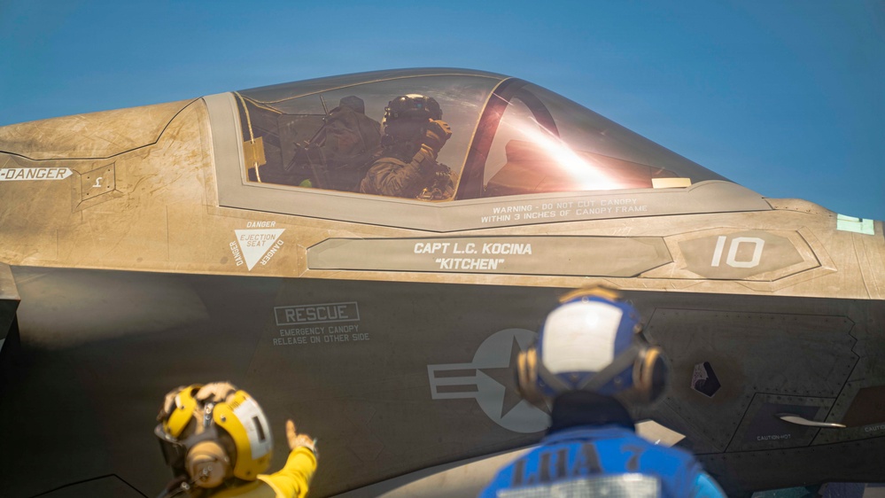 USS Tripoli Conducts Flight Ops