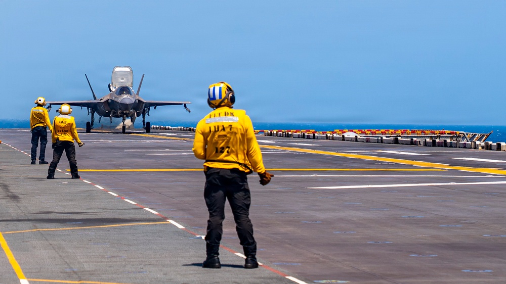 USS Tripoli Conducts Flight Ops