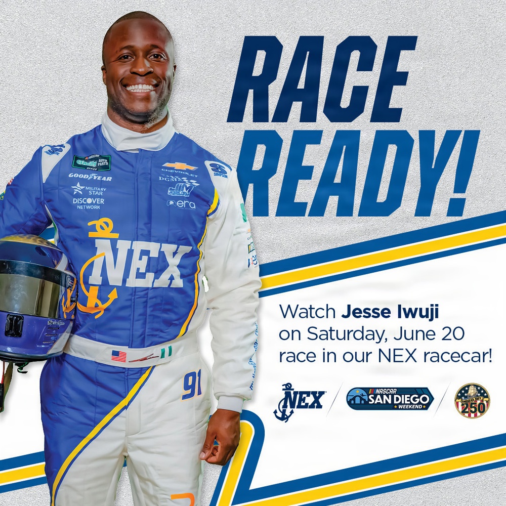 NEXCOM Unveils NEX-Themed Design with NASCAR Driver Jesse Iwuji