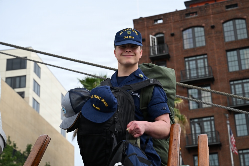 Coast Guard Academy cadets arrive in Savannah