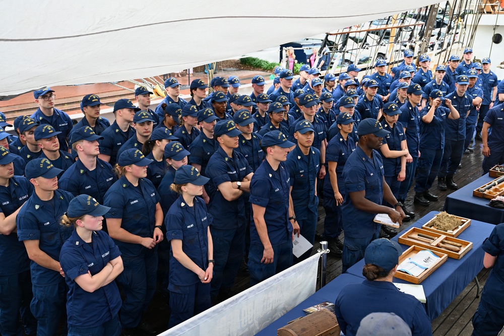 Coast Guard Academy Cadets arrive in Savannah