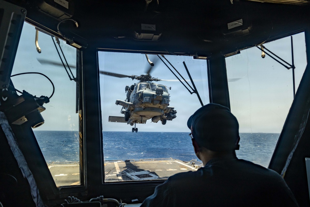 USS Rafael Peralta Conducts Operations