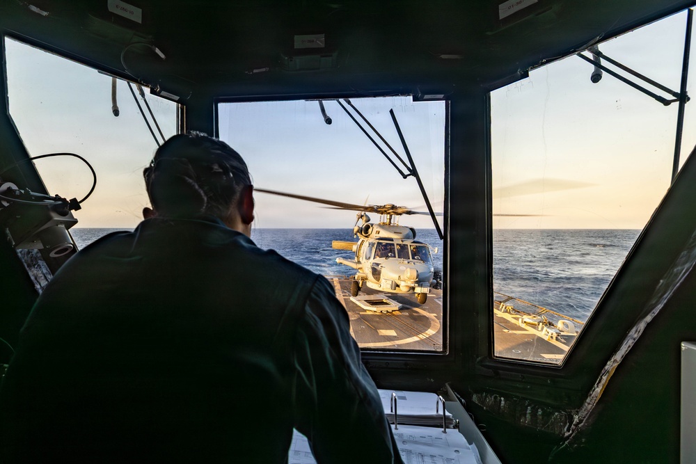 USS Rafael Peralta Conducts Operations