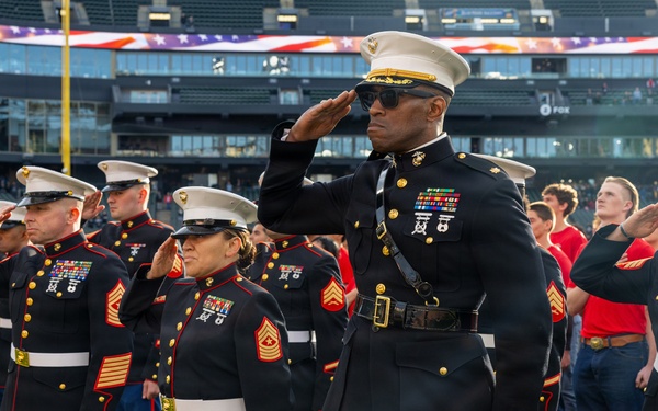 U.S. Marine Corps Poolees Swear-In at Chicago White Sox Game
