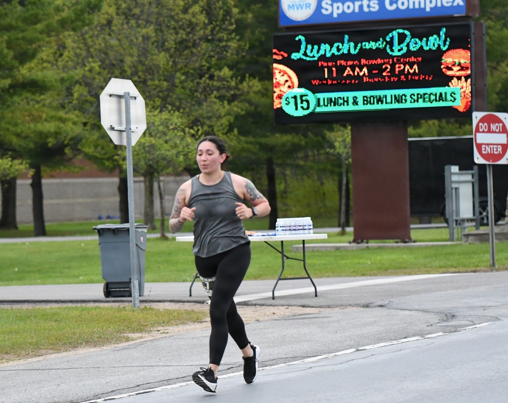 Fort Drum Soldiers run qualifier race to join Army Ten-Miler Team