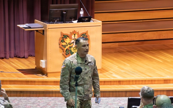 AMC Senior Enlisted Leader Guides Class 76 at the Sergeants Major Course