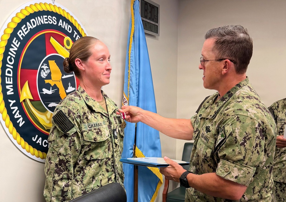 Award and Farewell at Naval Hospital Jacksonville