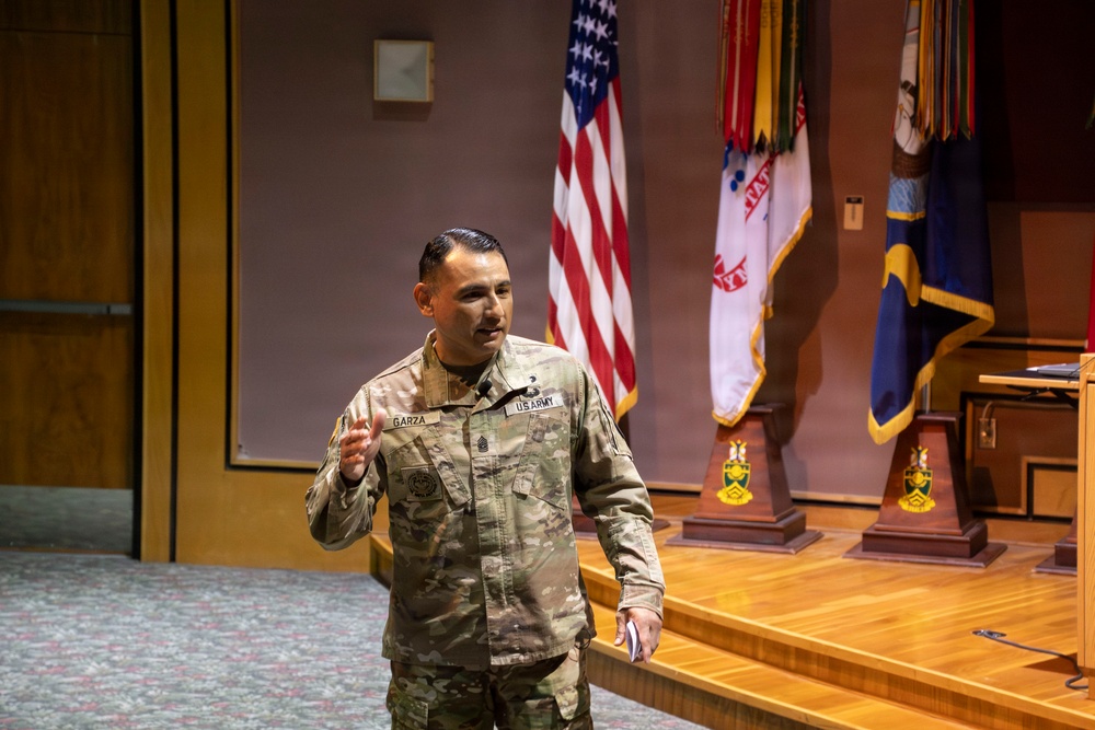 AMC Senior Enlisted Leader Guides Class 76 at the Sergeants Major Course