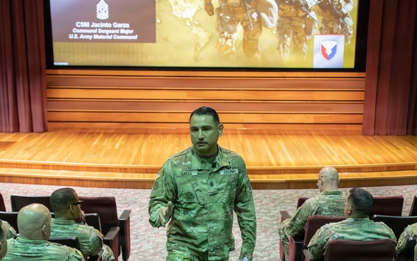 AMC Senior Enlisted Leader Guides Class 76 at the Sergeants Major Course