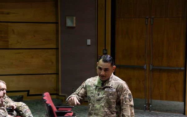 AMC Senior Enlisted Leader Guides Class 76 at the Sergeants Major Course