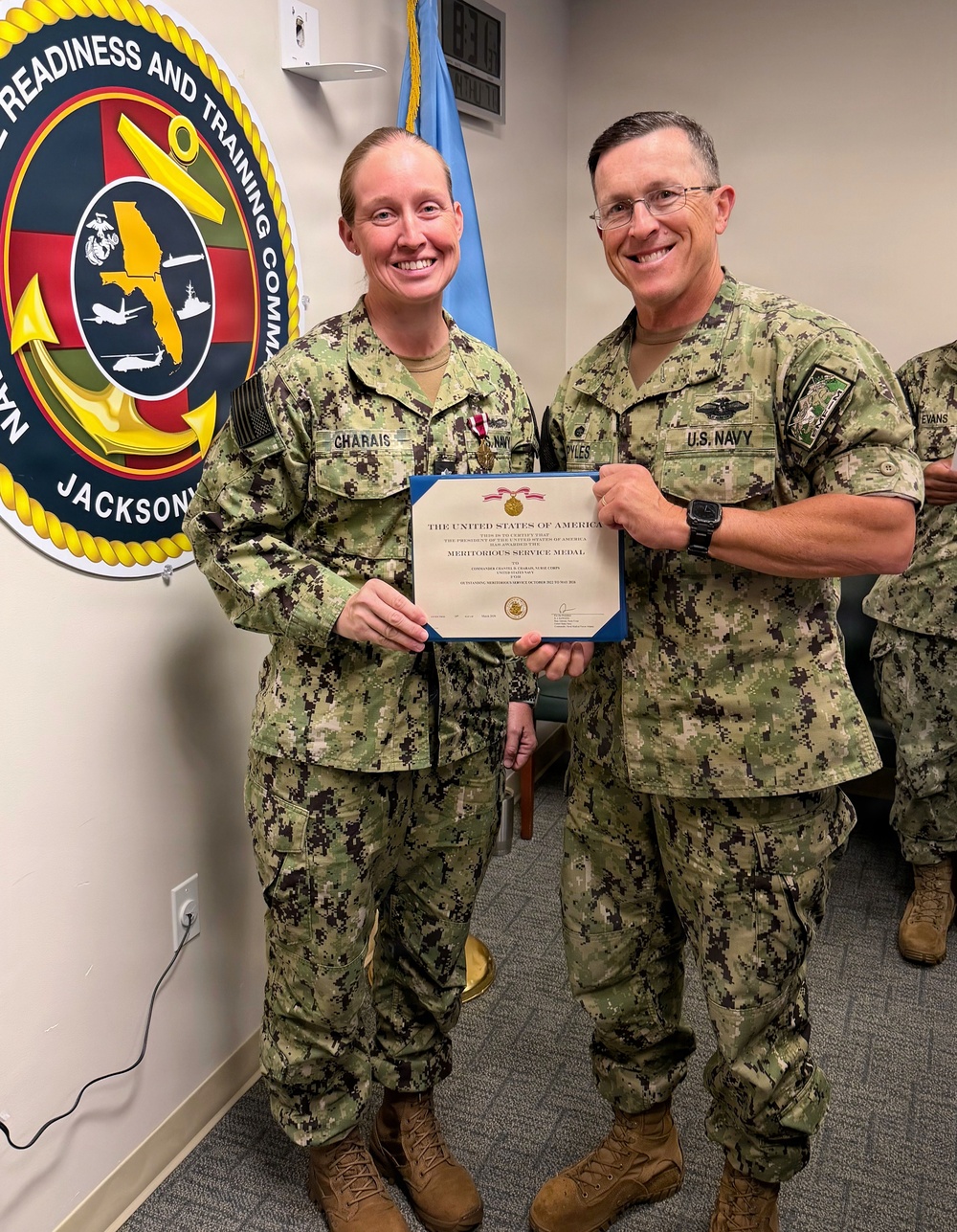 Award and Farewell at Naval Hospital Jacksonville