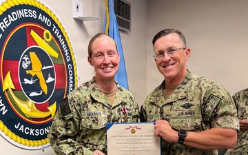Award and Farewell at Naval Hospital Jacksonville