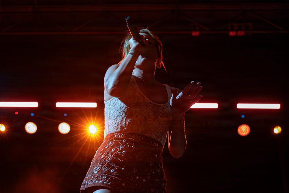 Sgt. Maj. Carlos A. Ruiz makes guest appearance at We Salute You concert aboard MCAGCC