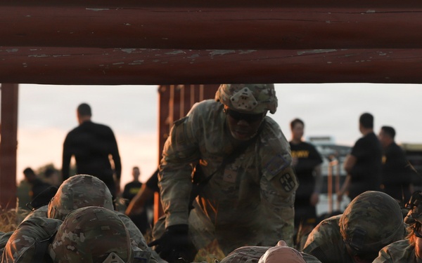 1st Medical Brigade Best Squad competition, Obstacle Course