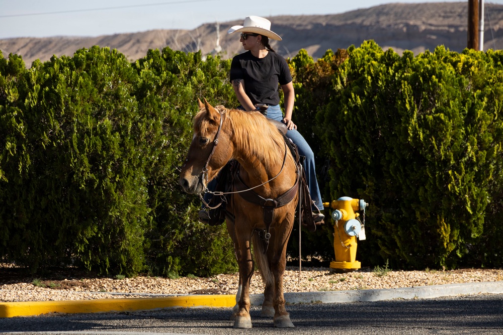Marines, Motorcycles, and Mustangs: Run for the Wall ride through MCLB Barstow