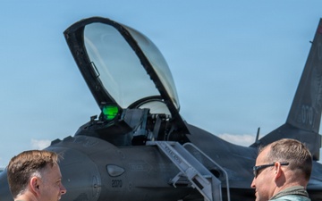 Lt. Col. Michael Coloney Touches Down for the Final Time
