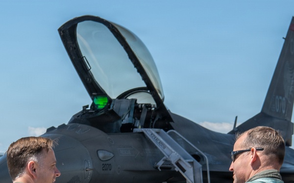 Lt. Col. Michael Coloney Touches Down for the Final Time