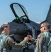 Lt. Col. Michael Coloney Touches Down for the Final Time