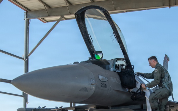 Lt. Col. Michael Coloney Touches Down for the Final Time