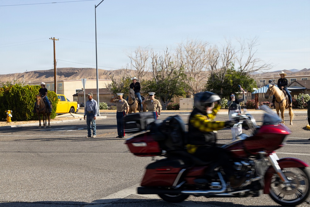 Marines, Motorcycles, and Mustangs: Run for the Wall ride through MCLB Barstow