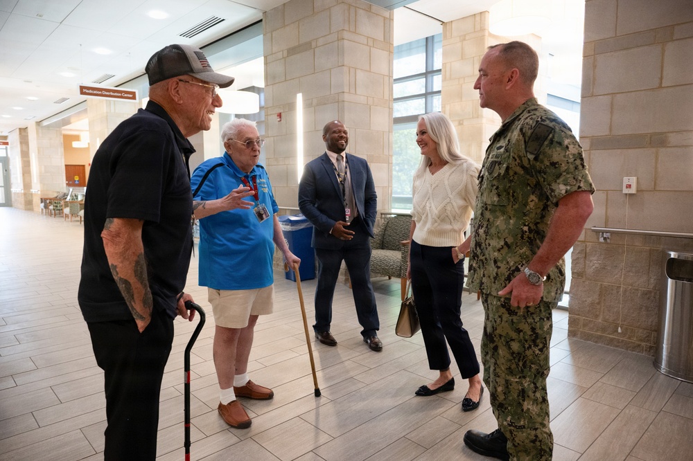 MCPON John Perryman and Navy OAL visit Armed Forces Retirement Home in Washington, D.C.