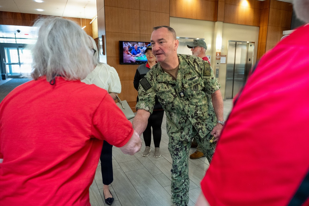 MCPON John Perryman and Navy OAL visit Armed Forces Retirement Home in Washington, D.C.