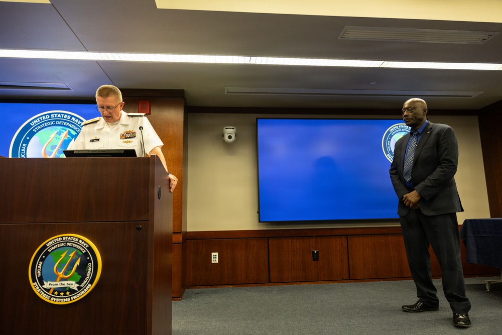 Director of Portfolio Acquisition Executive Strategic Systems Programs Recognizes Six Individuals for Outstanding Contribution to Strategic Deterrence Mission