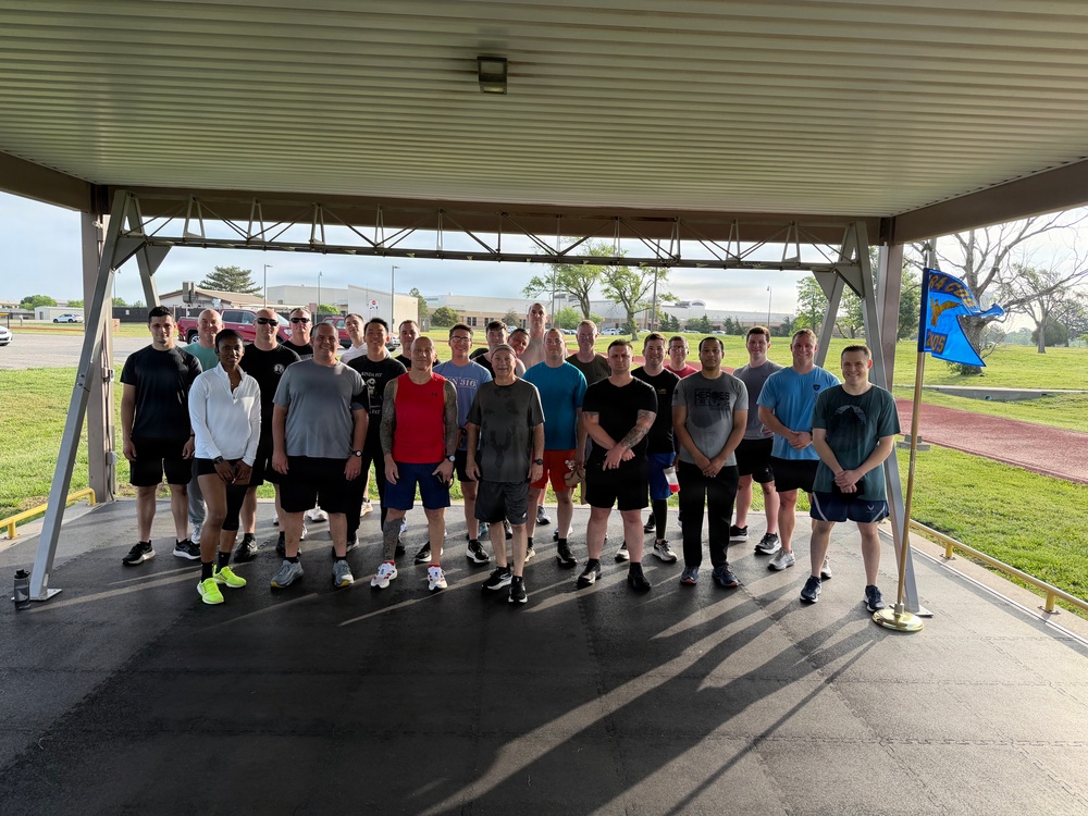 299th NOS participates in 15th annual Maj. Charles Ransom Memorial Run