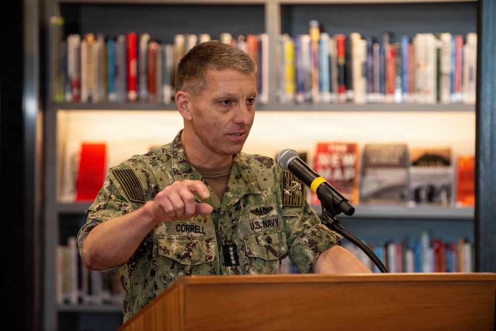 U.S. Strategic Command memorializes enlisted Airman with library dedication