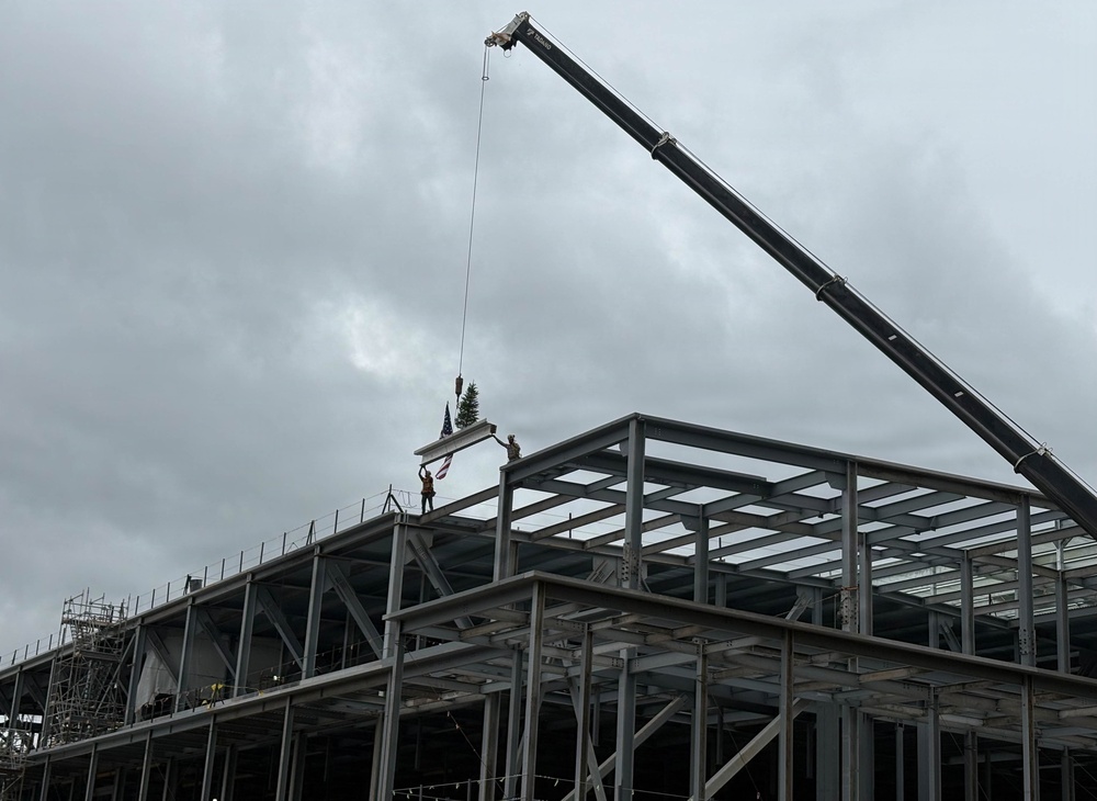 Topping Out Ceremony Marks Milestone at Military Construction Project