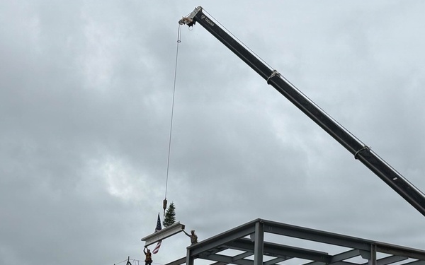 Topping Out Ceremony Marks Milestone at Military Construction Project
