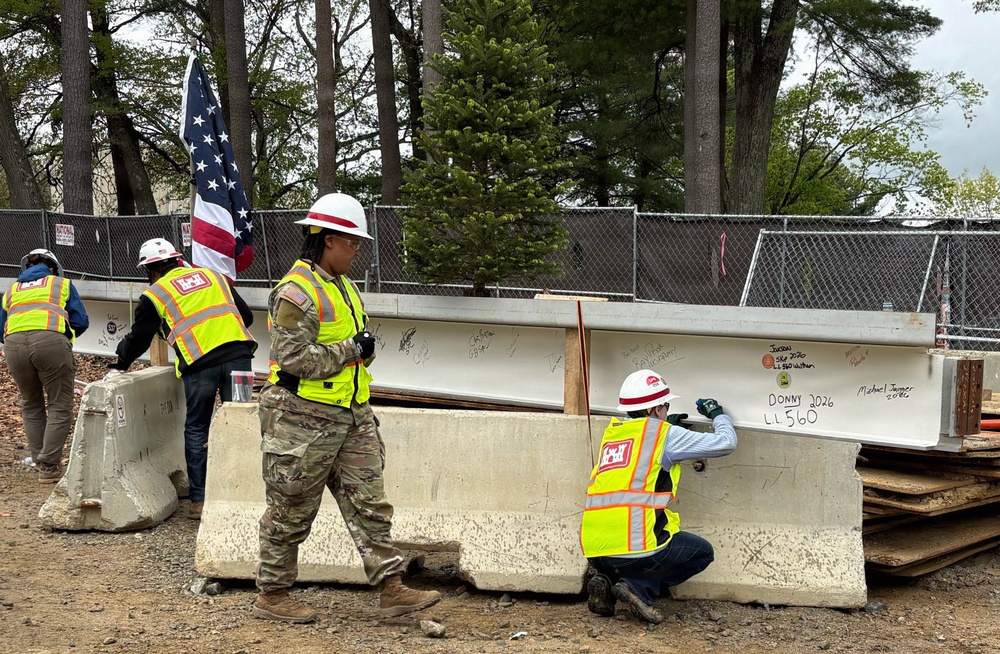 Topping Out Ceremony Marks Construction Milestone at Military Installation