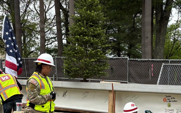 Topping Out Ceremony Marks Construction Milestone at Military Installation