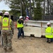 Beam signing ceremony at construction site