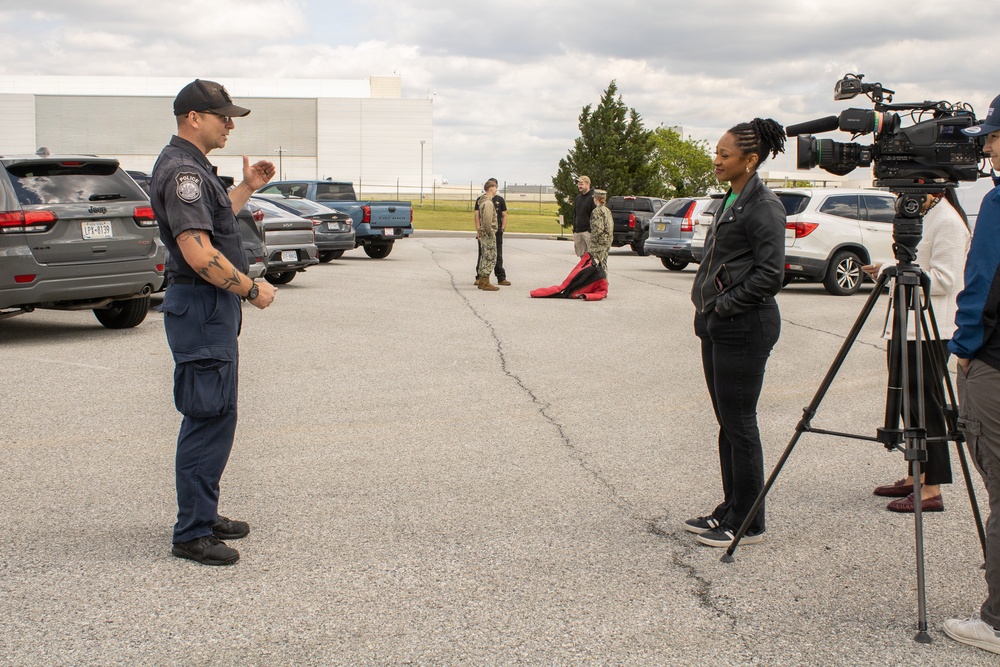 NDW Military Working Dog Team Demonstrates Capabilities for WJZ-TV