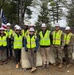 USACE Veterans group photo at Topping Ceremony