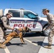 USMC K9 handlers give a demo at the Help Yourself, Help Your Neighbor event